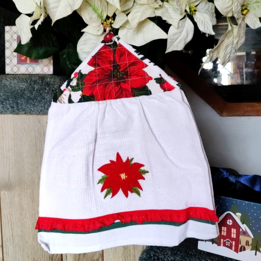Handmade kitchen hanging towel